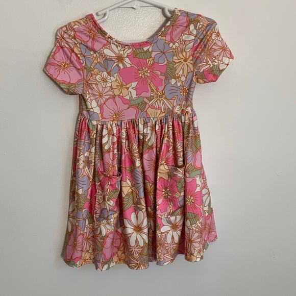 Mila & Rose WHAT'S UP BUTTERCUP S/S POCKET TWIRL DRESS NWT 2T - Picture 2 of 4
